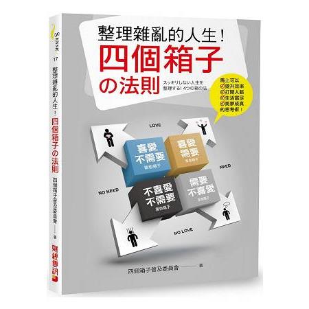 整理雜亂的人生！四個箱子法則：馬上可以提升效率、打開人脈、生活富足、美夢成真的思考術！ | 拾書所