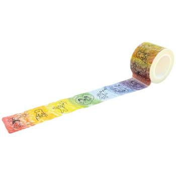 彩虹情緒覺察紙膠帶：彩虹村（附說明書QR碼）兒童青少年正念覺察