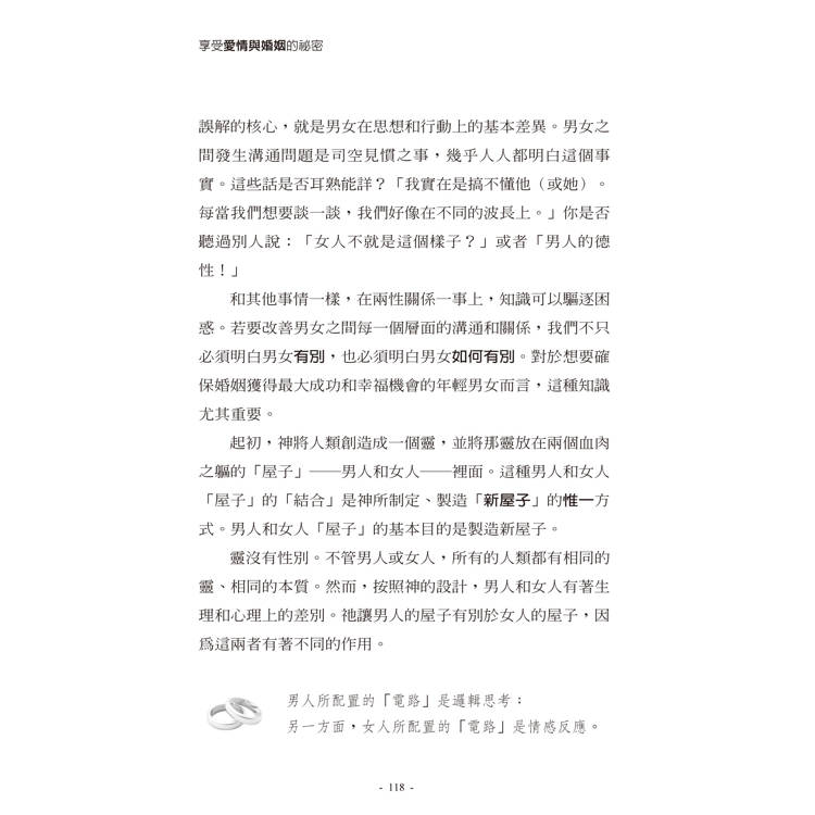 享受愛情與婚姻的祕密(3版):清楚解明愛情與婚姻的目的,揭開使夫妻一生親密恩愛的秘訣 享受愛情與婚姻的祕密(3版):清楚解明愛情與婚姻的目的,揭開使夫妻一生親密恩愛的秘訣