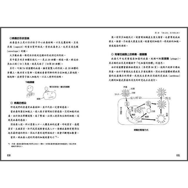 金石堂 圖解看不見的鄰居 微生物 3小時瞭解病毒與細菌