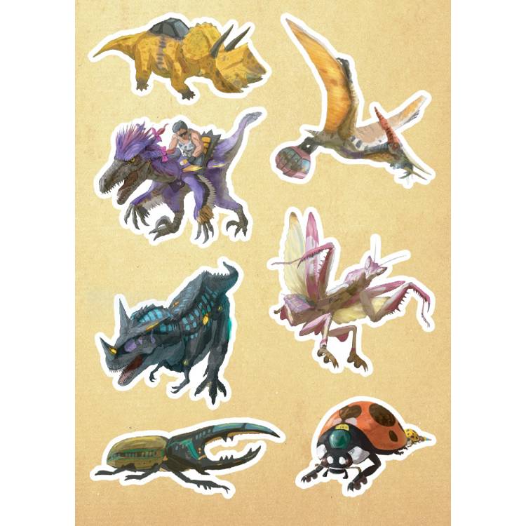 驚奇交通工具套書(二冊):(限量贈送「生物列車出動趣貼紙」)《恐龍巴士大驚奇》、《昆蟲電車大出動》 驚奇交通工具套書(二冊):(限量贈送「生物列車出動趣貼紙」)《恐龍巴士大驚奇》、《昆蟲電車大出動》