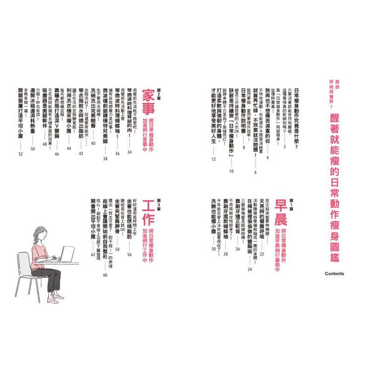誰說呼吸就會胖?醒著就能瘦的日常動作瘦身圖鑑 誰說呼吸就會胖?醒著就能瘦的日常動作瘦身圖鑑