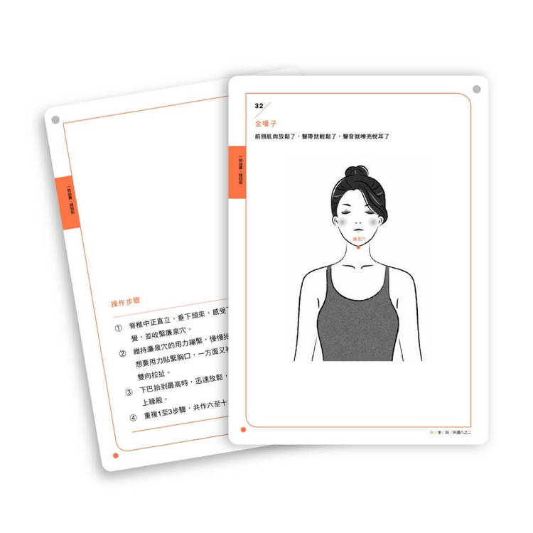 穴道導引時刻微養生日常練習卡 穴道導引時刻微養生日常練習卡