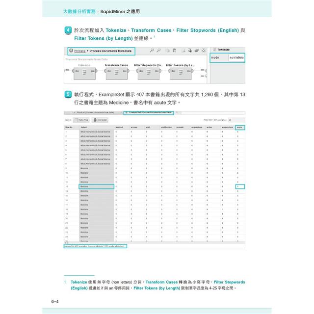 大數據分析實務:RapidMiner之應用 大數據分析實務:RapidMiner之應用