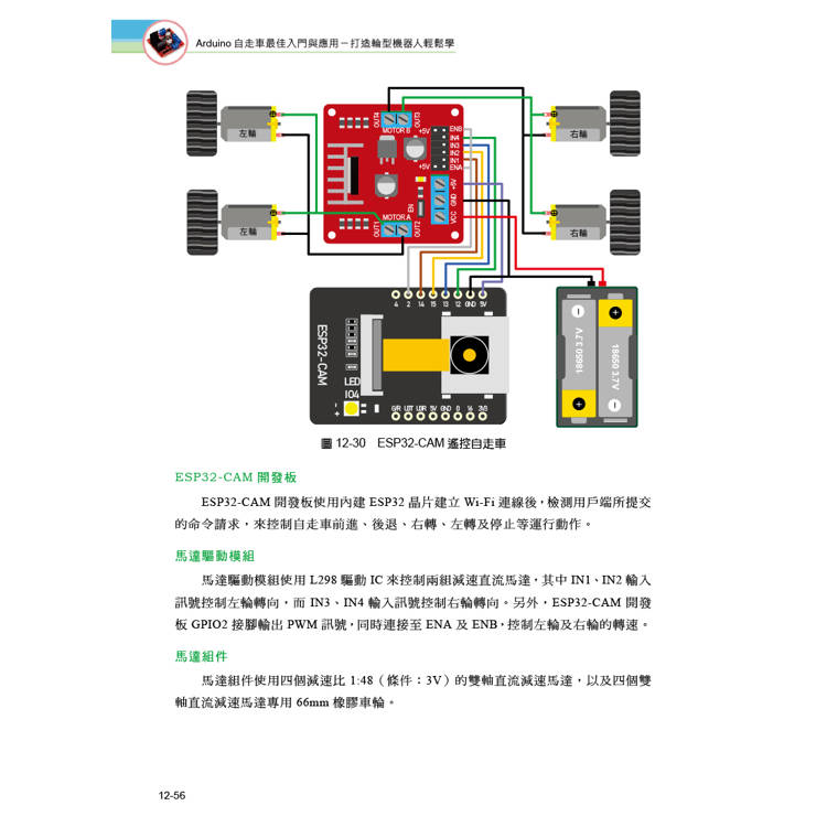 Arduino自走車最佳入門與應用(第二版)-打造輪型機器人輕鬆學 Arduino自走車最佳入門與應用(第二版)-打造輪型機器人輕鬆學