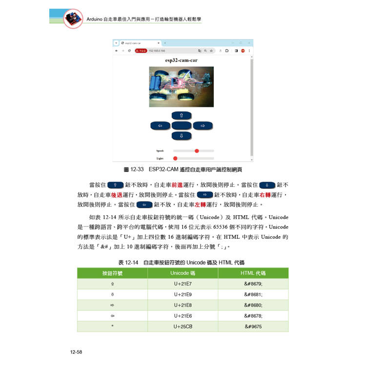 Arduino自走車最佳入門與應用(第二版)-打造輪型機器人輕鬆學 Arduino自走車最佳入門與應用(第二版)-打造輪型機器人輕鬆學