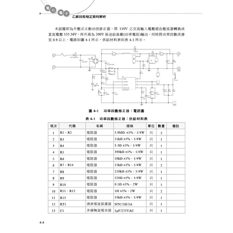 電力電子乙級技能檢定學術科試題解析|2025版 電力電子乙級技能檢定學術科試題解析|2025版