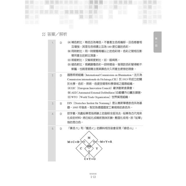 設計群專業 一 色彩原理 造形原理 設計概論30天輕鬆破關 升科大四技統測適用 附讀書計畫表 金石堂