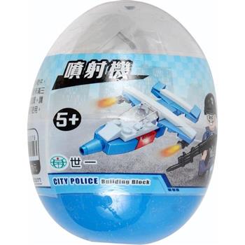 噴射機-機動警隊扭蛋積木