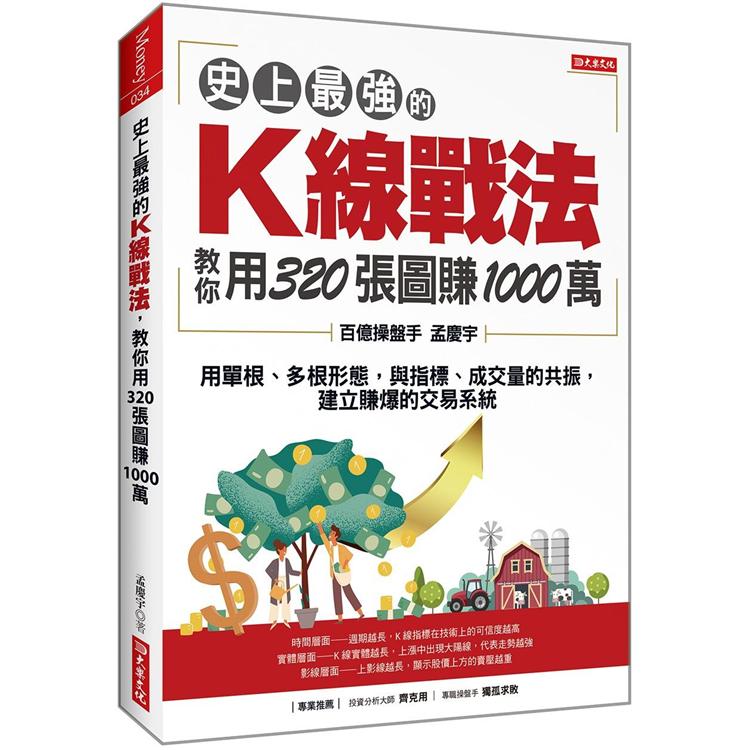 史上最強的K線戰法，教你用320張圖賺1000萬：用單根、多根形態，與指標、成交量的共振，建立賺爆的交【金石堂、博客來熱銷】