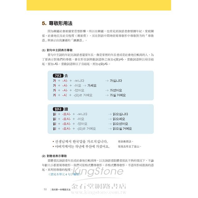 我的第一本韓語文法 輕鬆圖解一看就懂的韓語文法入門書 附mp3 金石堂
