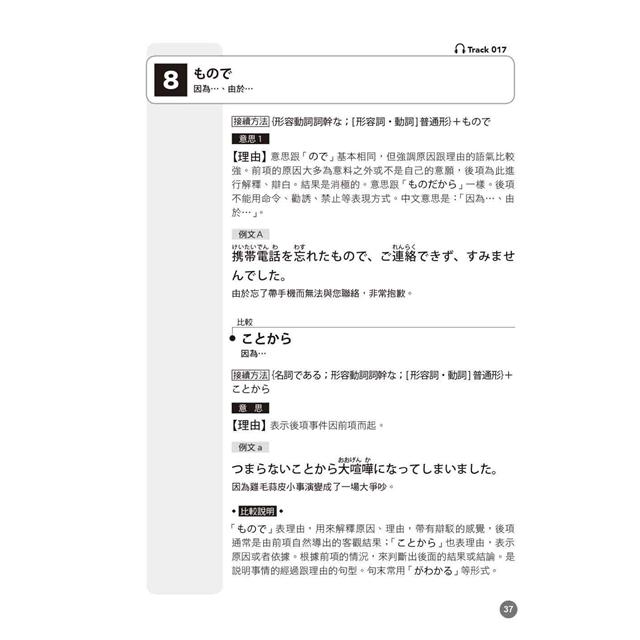 關鍵字版日本語圖解文法比較辭典中級n3 讓文法規則也能變成直覺 25k Mp3 金石堂