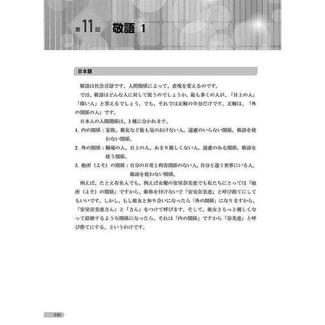 妙子先生の日本語ミニ講座 擬聲擬態詞 敬語 稱呼 男性用語 女性用語 第一人稱與第二人稱 間投詞 金石堂