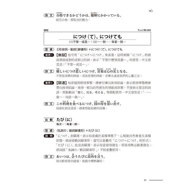 金石堂 新制日檢 絕對合格n1 N2必背比較文法大全 25k Mp3