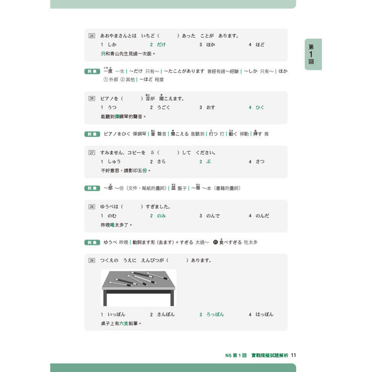 JLPT新日檢N4 & N5合格實戰模擬題(含解析、MP3音檔) JLPT新日檢N4 & N5合格實戰模擬題(含解析、MP3音檔)
