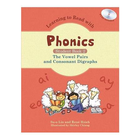 Learning to Read with Phonics：Student Book 2 母音組和特殊子音的發音(2CDs) | 拾書所