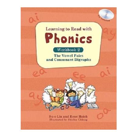 Learning to Read with Phonics：Workbook 2母音組和特殊子音的發音練習本(CDs) | 拾書所