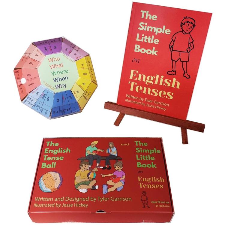 The English Tense Ball and The Simple Little Book on English Tenses（書＋教具盒組）【金石堂、博客來熱銷】