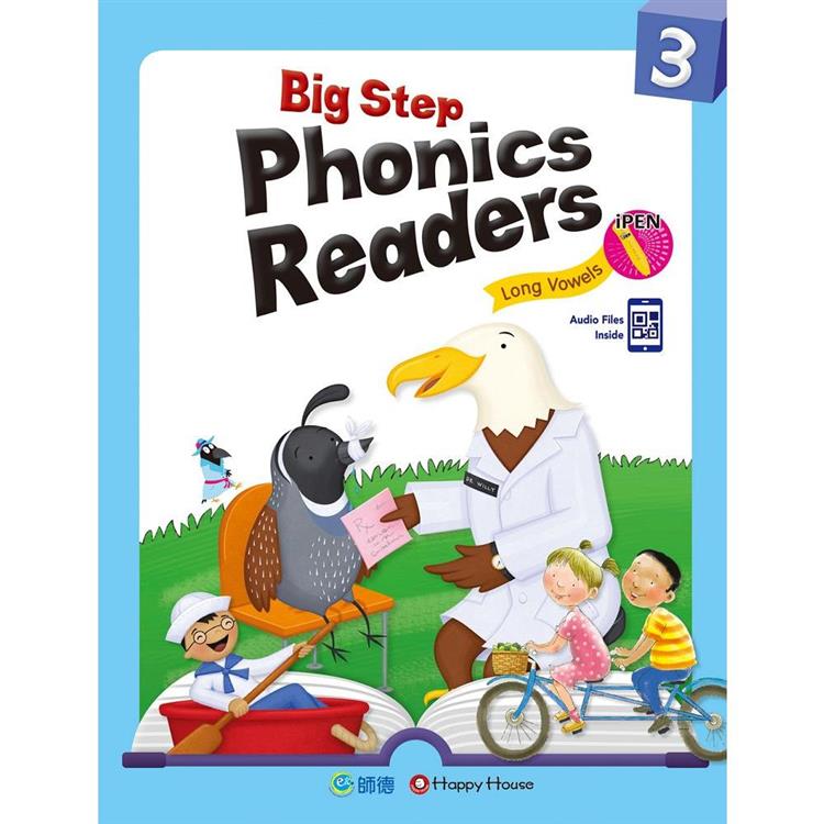 Big Step Phonics Readers 3（附全書音檔 QR CODE） （支援iPEN點讀筆）【金石堂、博客來熱銷】