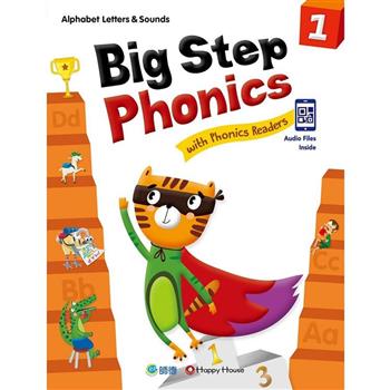 Big Step Phonics with Phonics Readers 1（課本＋練習本＋線上資源） （附QR CODE音檔隨掃即聽）