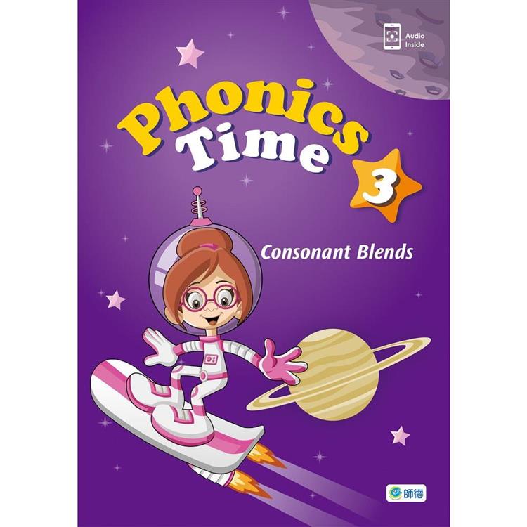 Phonics Time 3：Consonant Blends (課本＋QR CODE音檔＋線上教學資源)【金石堂、博客來熱銷】
