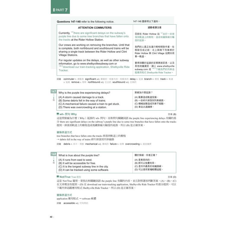 最新!新制多益TOEIC閱讀題庫解析:最新收錄精準 10 回模擬試題!每月進場實測分析、完整傳授答題技巧,黃金證書手到擒來!(雙書裝+單字音檔下載QR碼) 最新!新制多益TOEIC閱讀題庫解析:最新收錄精準 10 回模擬試題!每月進場實測分析、完整傳授答題技巧,黃金證書手到擒來!(雙書裝+單字音檔下載QR碼)