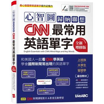 心智圖歸納聯想CNN最常用英語單字 (全新增修版)