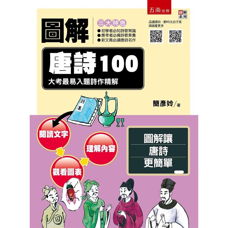 圖解唐詩100：大考最易入題詩作精解【金石堂、博客來熱銷】