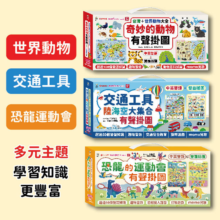 奇妙的動物100種有聲掛圖:台灣+世界動物大全(雙面+中英文單字2合1 ) 奇妙的動物100種有聲掛圖:台灣+世界動物大全(雙面+中英文單字2合1 )