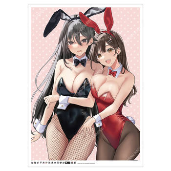 鄰座的不良少女清水同學染黑了頭髮(原作) 小掛軸 B