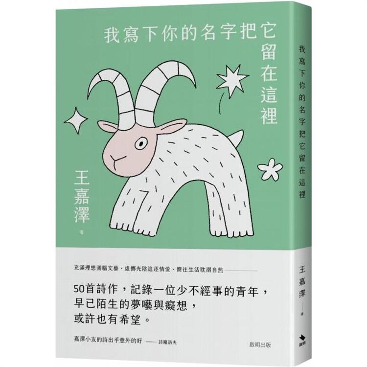 我寫下你的名字把它留在這裡【金石堂、博客來熱銷】