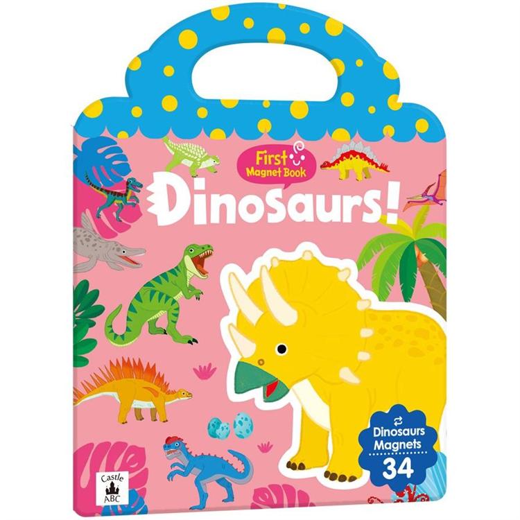 First Magnet Book：Dinosaurs【金石堂、博客來熱銷】