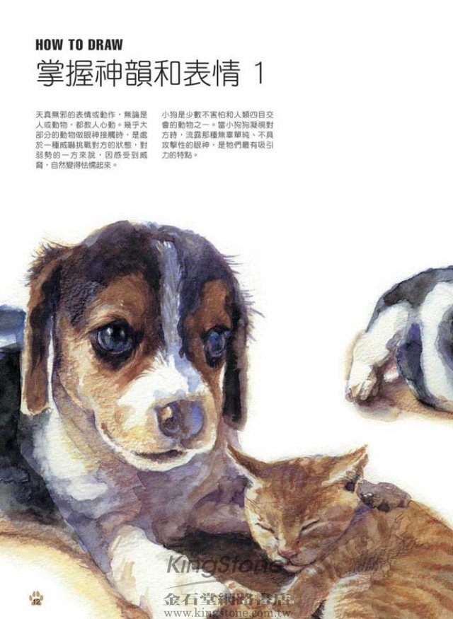 動手畫可愛狗狗 金石堂