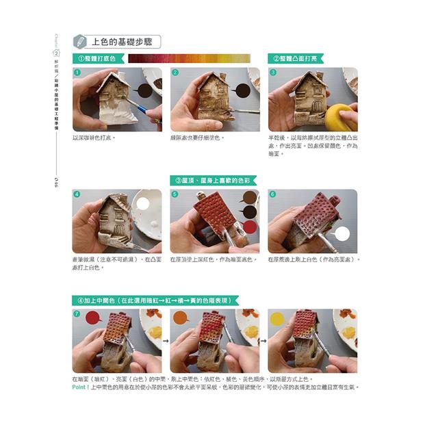 自由彩繪!歐風童話黏土迷你小鎮 自由彩繪!歐風童話黏土迷你小鎮