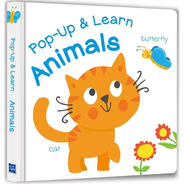 Pop－Up & Learn Animals（可愛互動立體書：驚奇動物）（附美籍教師朗讀音檔）【Listen & Learn Series】【金石堂、博客來熱銷】