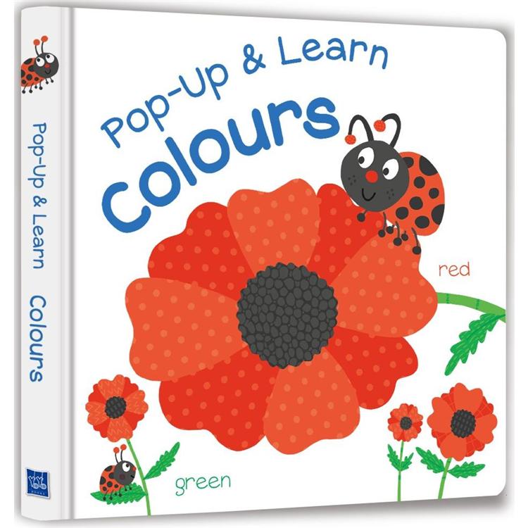 Pop-Up & Learn Colours(可愛互動立體書：認識顏色)(附美籍教師朗讀音檔)【Listen & Learn Series】【金石堂、博客來熱銷】