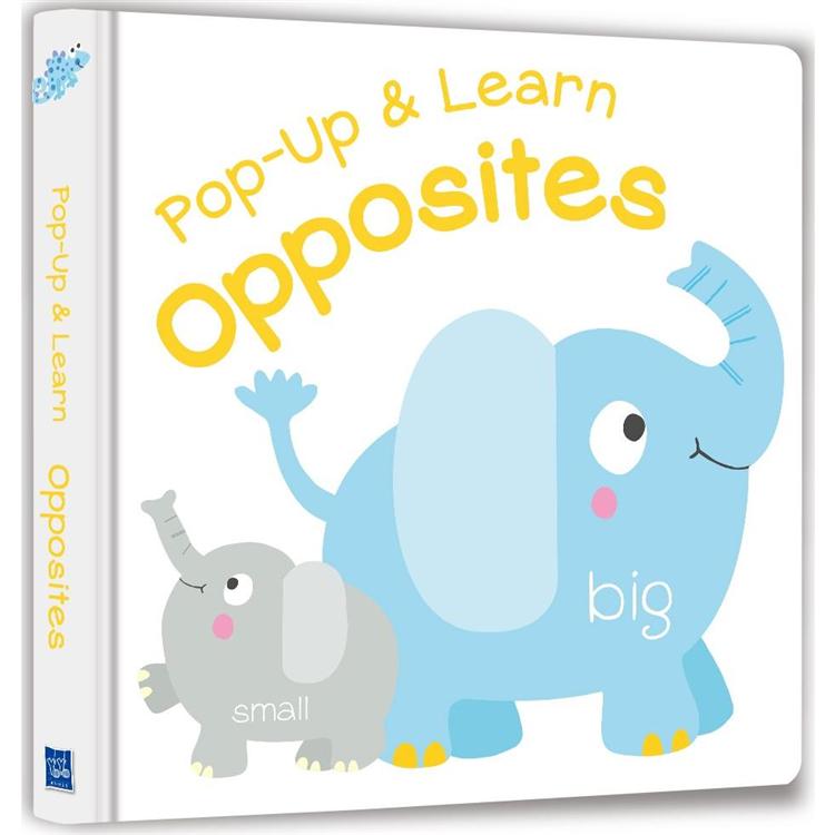 【Listen & Learn Series】Pop－Up & Learn Opposites（可愛互動立體書：對比認知）（附美籍教師朗讀音檔）【金石堂、博客來熱銷】