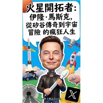 【電子書】火星開拓者：伊隆．馬斯克，從矽谷傳奇到宇宙冒險的瘋狂人生