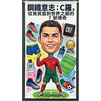 【電子書】鋼鐵意志：C羅，從貧民窟到世界之巔的 7 號傳奇