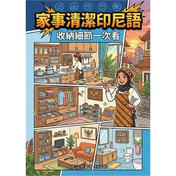 【電子書】收納細節一次看：家事清潔印尼語