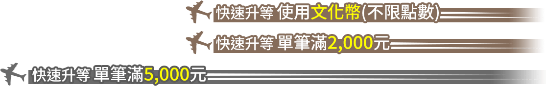 快速升等