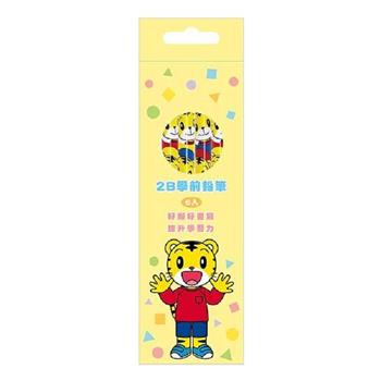 巧虎 2B學前鉛筆6入(塗頭)