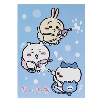 吉伊卡哇 25開筆記本-藍