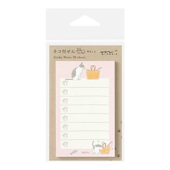 MIDORI 療癒便利貼ToDo-貓咪粉