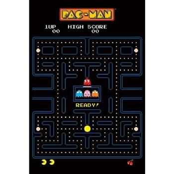 【小精靈】Pac-Man (Maze) 60*90cn 英國進口海報 / namco