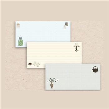 《小島散步》一筆箋小信紙_書寫時光(3款)