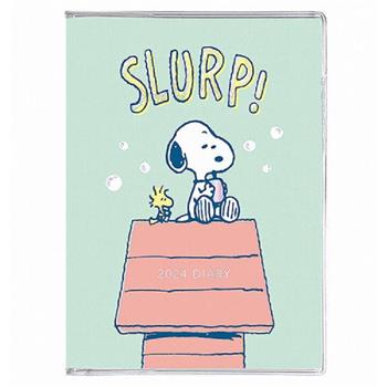 2024自我管理月間手帳B6-史努比/果汁/APJ