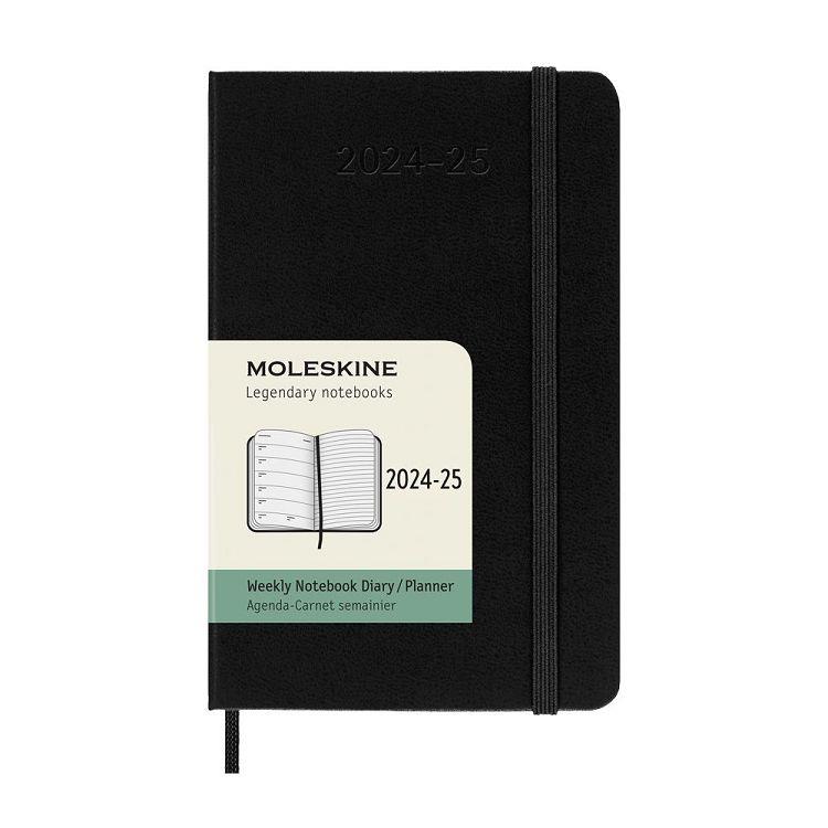 2024-2025【MOLESKINE】週記18M硬殼-口袋型黑 - 週記18M_硬殼-口袋黑