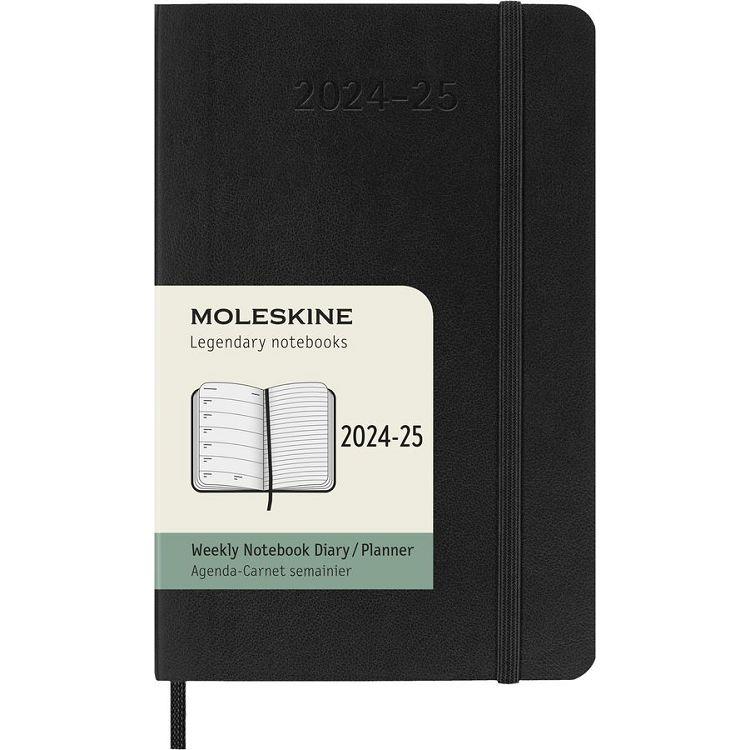 2024-2025【MOLESKINE】週記18M軟皮-口袋型黑 - 週記18M_軟皮口袋黑