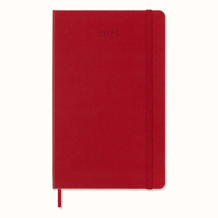 【MOLESKINE】2025週記手帳12M硬殼L紅
